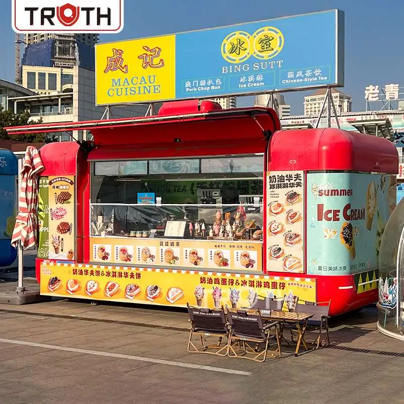 ¿Por qué el remolque de comida de cocina completa de 220 V para helado de Qingdao Truth cambia las reglas del juego para su negocio?