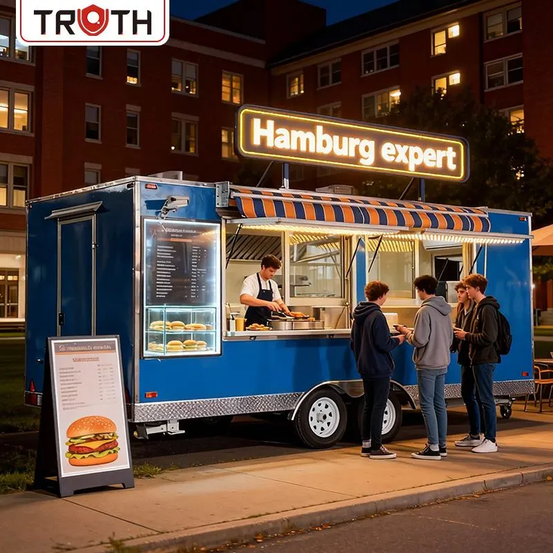 Camión de comida rápida para Hamburgo