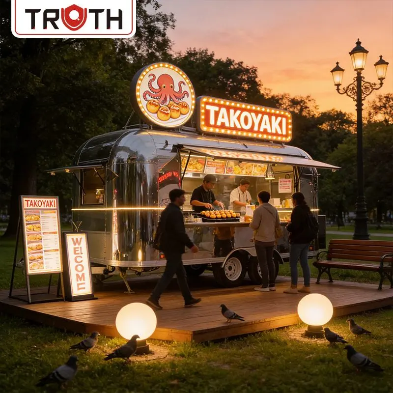 Cocina móvil para remolques de tacos totalmente equipada