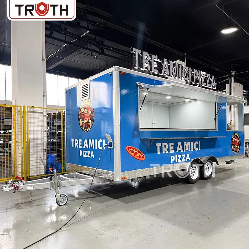 Mobile Concession Pizza Food Trailer