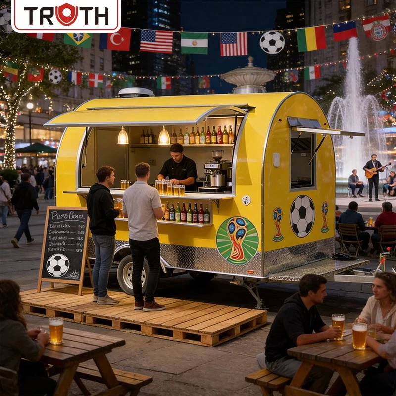 Remolques móviles para carritos de comida y bar