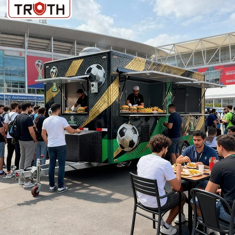 Camión de comida móvil totalmente equipado para bar